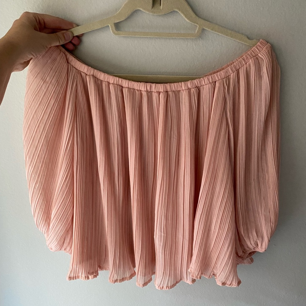 Lush Ruffled Off the Shoulder Top